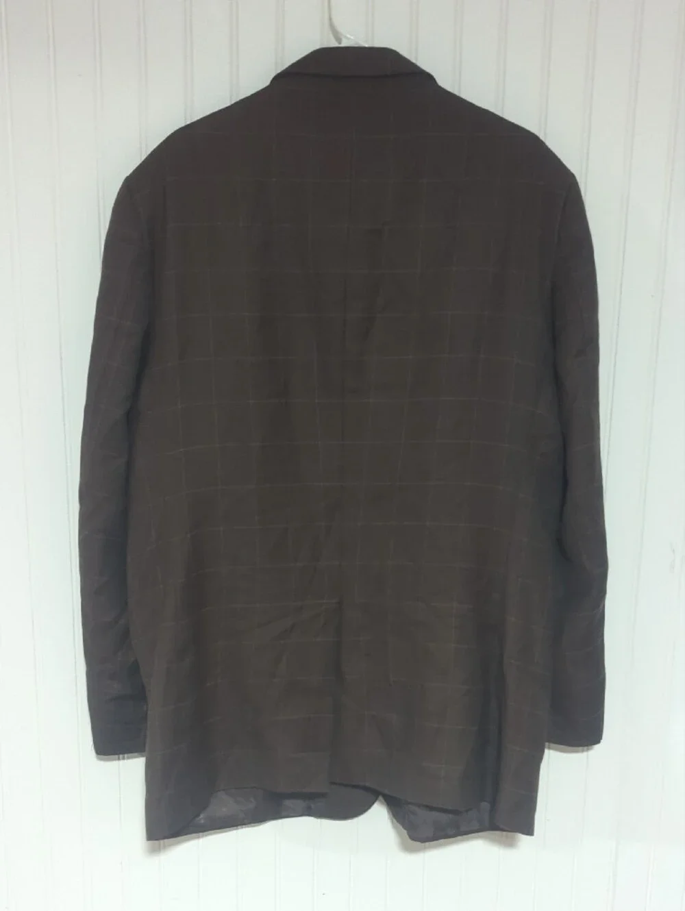 Paul Fredrick Brown Windowpane Sport Coat